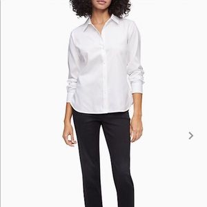Calvin Klein Slim Fit Solid Button-Down Shirt